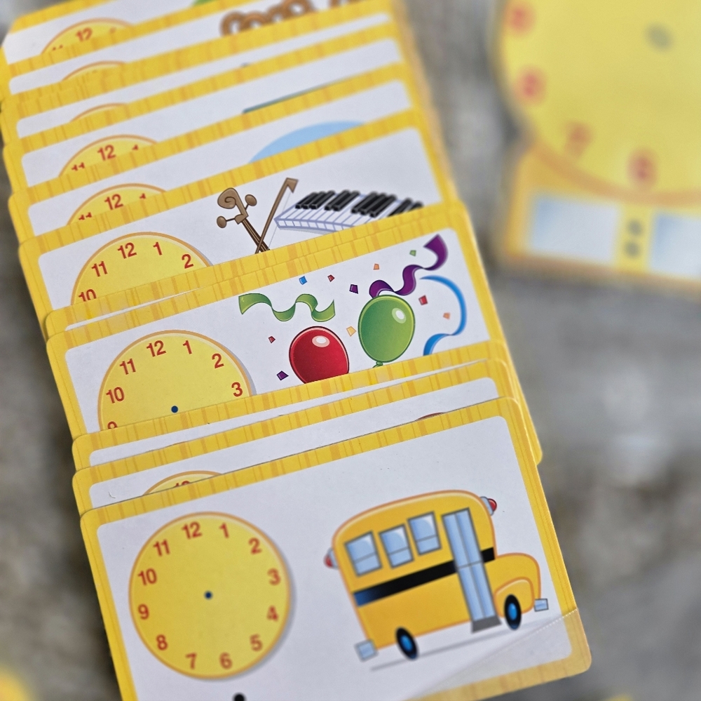 Learning Resources Time Activity Set - Yellow - Picture 4 of 10